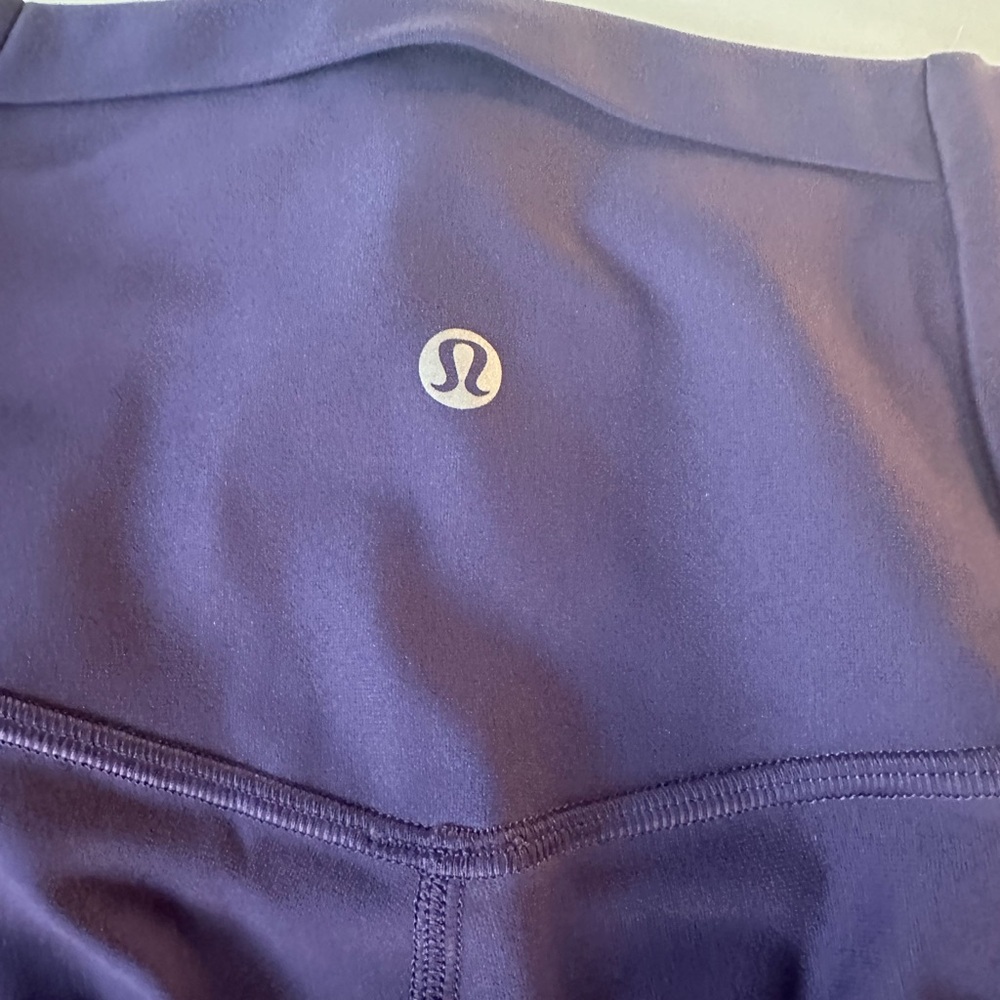 Lululemon high rise purple leggings